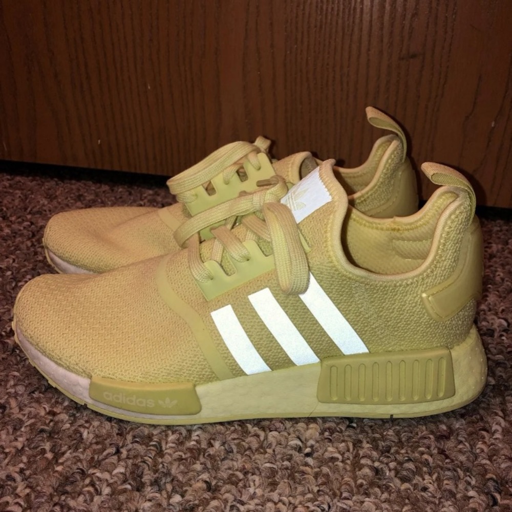 Women's Adidas NMD R1 Yellow Casual Shoe